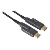 Cable Hdmi Fibra Optica 4k Hdr 20mts. Conector Desmontable !