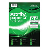 Papel Diplome 180g Branco Scrity Pacote C/ 50 Fls