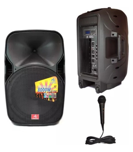 Cabina Sonido American Sound 15 Pulgadas + Base Microfono.