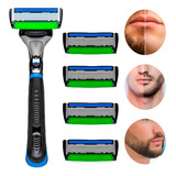 Aparelho De Barbear + Recargas Dr. Jones The Razor6 Barbear