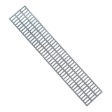 Grelha Alumínio P/ Ralo Linear 20x100 (18,3x98,5)s/suporte