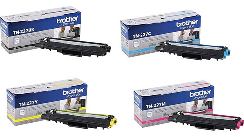 Kit De Toner Tn227 Original Brother Mfc-l3710cw Bk,m,c,y