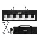 Kit Teclado Casio Ctk3500 Arranjador Musical 5/8 Pedal