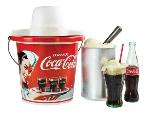 Maquina De Helados Coca Cola Nostalgia Ice Cream Maker 