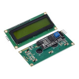 Lcd Pantalla 1602 16x2 + Conversor I2c Verde Display Arduino