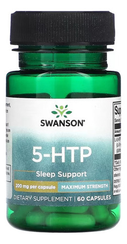 Swanson Soporte Sueño 5-htp Fuerza Máxima 200mg 60cap Sabor Sin Sabor