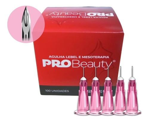 Agulhas Lebel Botox 32g/4mm Anvisa Pby Original - Cx C/ 100u