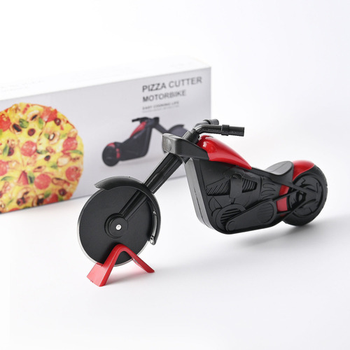 Cortador Pizza Motocicleta Chopper Creativo Vintage - Cukin