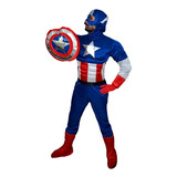 Disfraz Capitan America Adulto, Superheroes Cosplay 