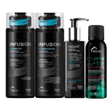 Kit Truss Infusion + Night Spa + Dry Shampoo A Seco 4 Itens