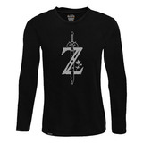 Camiseta Manga Larga Hombre Legend Of Zelda Videojuegos Lbo2