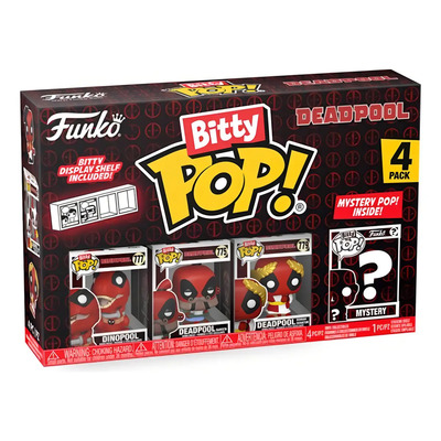 Funko Bitty Pop! Pack De 4 Minifiguras De Deadpool Dinopool | Envío gratis