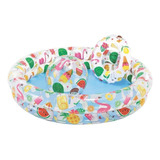 Piscina Inflable Intex Niño Niña +flotador + Balon 122x25 Cm