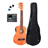 Ukulele Elétrico Shelby Tenor Su25me Stnt + Capa E Paletas