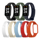 8 Correas De Silicon For Xiaomi Mi Band 8 Active