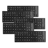 5 Pcs Pegatinas De Teclados Español Fácil De Aplica Letras