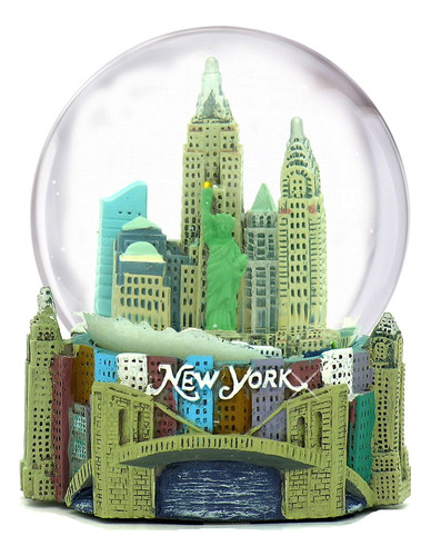 Ciudad De Nueva York  bola De Nieve Musical, 100 mm Ciudad 