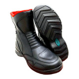 Botas Moto Solco Imola Cuero Impermeables Motoscba P