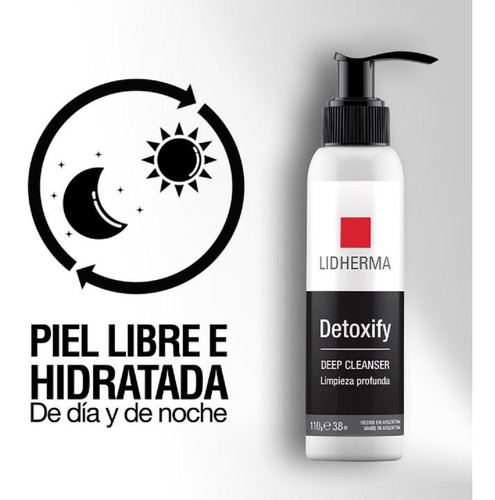 Detoxify Deep Cleanser Gel Jabonoso De Limpieza Lidherma
