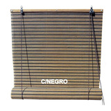 Cortina Bambu C/negro 0,60 X 1,25 Mts