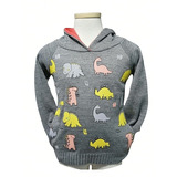 Suéter De Dinosaurios Para Niño