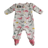 Pijama Térmica Carter's Enteriza Bebé Niña 6-9 Meses.