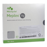 Mepilex Ag 10x10cm Curativo De Espuma Molnlycke 1un