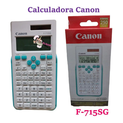 Calculadora Canon F-715sg Científica Bolsillo Solar 12 Dig | Meses sin interés