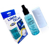 Kit Limpa Telas Tvs Gps Celular Vidros Bactericida