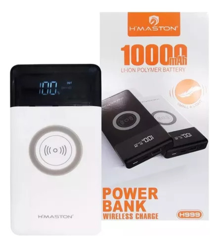 Carregador Portátil Power Bank Pro 10000mah H-maston H-999 