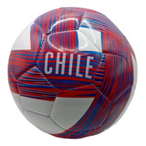 Pelota Balon De Futbol Chile Nº5 Para  Entrenamientos Color Rojo