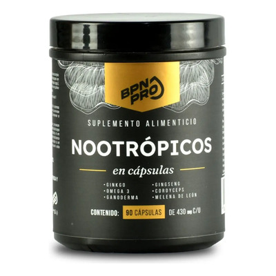 BPN PRO Nootrópicos – Melena de León, Omega 3, Ganoderma y Cordyceps | Suplemento para Memoria, Concentración, Enfoque y Energía | Cápsulas Veganas sin Gluten | 90 Unidades de Alta Calidad | MercadoLibre