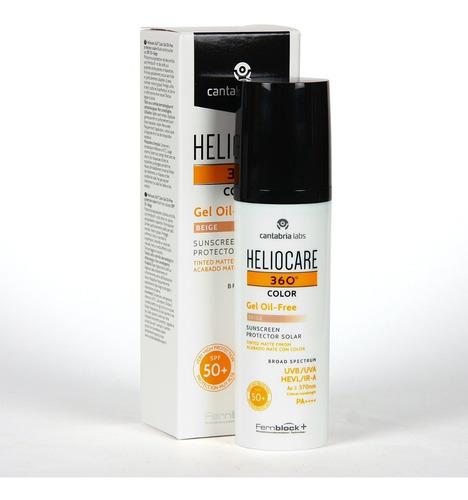 Heliocare 360 Color  Gel Oil Fre Beige  Pfs 50 50ml