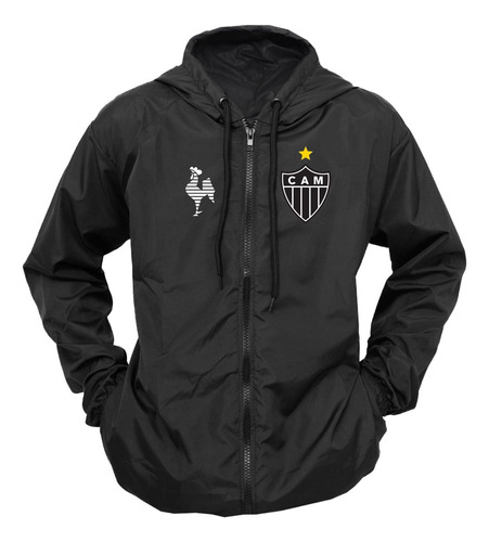 Jaqueta Corta Vento Impermeável Atlético Mineiro Blusa Galo