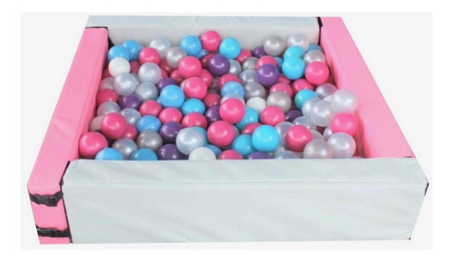 Alberca Para Pelotas Cuadrada Multicolor +50 Pelotas Envio 