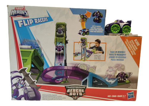 Flip Racers Pista Lanzadora Transformers 