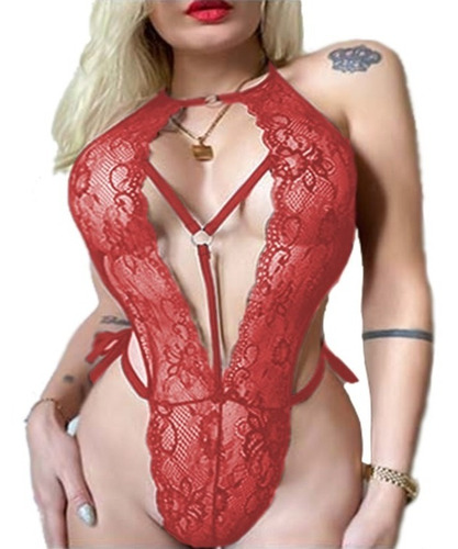 Body De Encaje Trikini Sexy Lencería Erotica