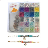 Kit Pulseiras Berloques Miçangas Diy Meninas Grande Pandor