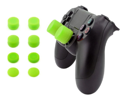 Grips 8unidades Control Thubmsticks Ps4 Ps3 Ps2 Xbox 360 Wii
