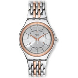 Swatch Irony Sedan Plata Dial Dos Tono Acero Hombre De De Ac