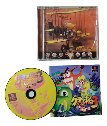 Crash 3 Warped Japonés Playstation 1 Ps1 Completo