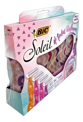 Kit Bic Soleil 4 Dispositivos Descarables + Necessaire