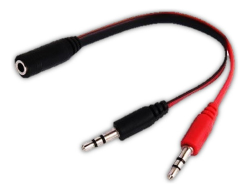 Cable Adaptador Miniplug 3.5mm Audio Y Micrófono Macho 3.5mm