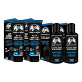 Kit Barba 2 Balms, 2 Shampoos Barba Robusta Cuidados