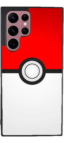 Funda Para Galaxy Pokemon Pokebola Rojo Blanco Anime Manga