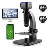 Microscopio Biologico Digital 2000x Wifi Usb