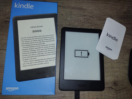 Kindle E-reader 10a Gen 4gb Usado A Nuevo Cable Usb Y Funda