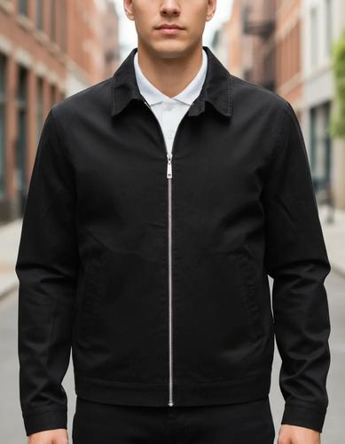 Chamarra Casual Ligera De Gabardina Modelo 2404