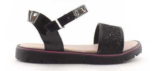 Sandalias Nena Niña Faja Brillosa Verano 77 27-36 Pzapa