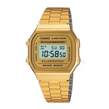Reloj Casio A168wg Unisex Retro Dorado Digital / Lhua Store